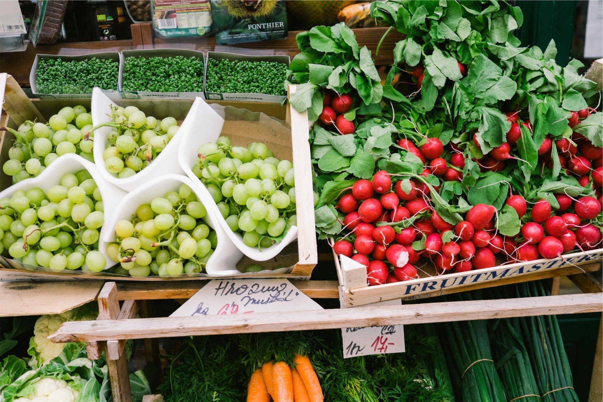 assortment of fresh fruit and veges