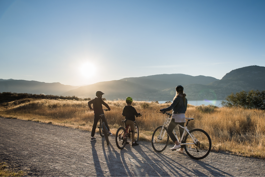 Photo by: Travel Penticton; The Okanagan offers scenic cycling routes for every type and age of rider.