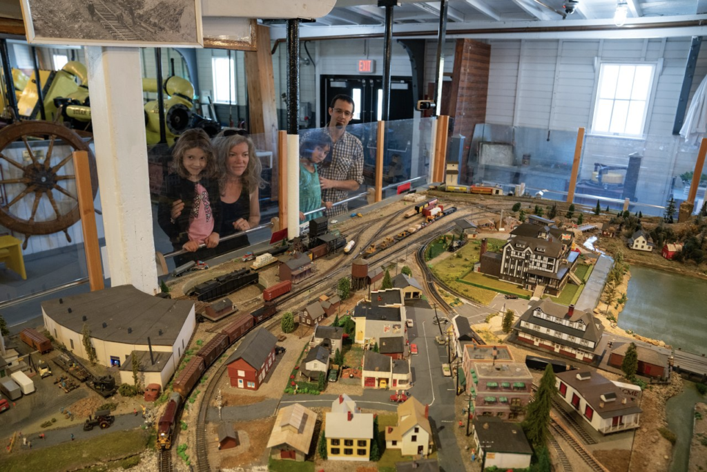 Photo by: Travel Penticton; view a massive model of the Kettle Valley Railway at the S.S. Sicamous Museum in Penticton.