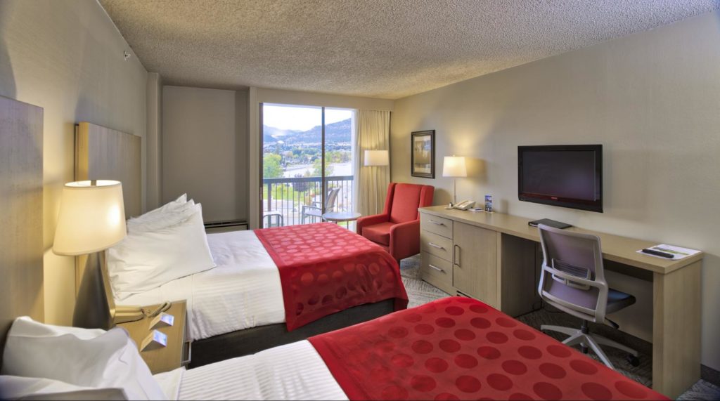Photo by: Penticton Lakeside Resort; Enjoy comfort and relaxation after a day of biking when you book a guest suite at Penticton Lakeside Resort & Conference Centre.