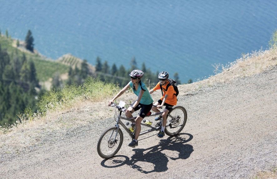 Photo by: Travel Penticton; Single and tandem bike rentals are available from Penticton bicycle rental shops.