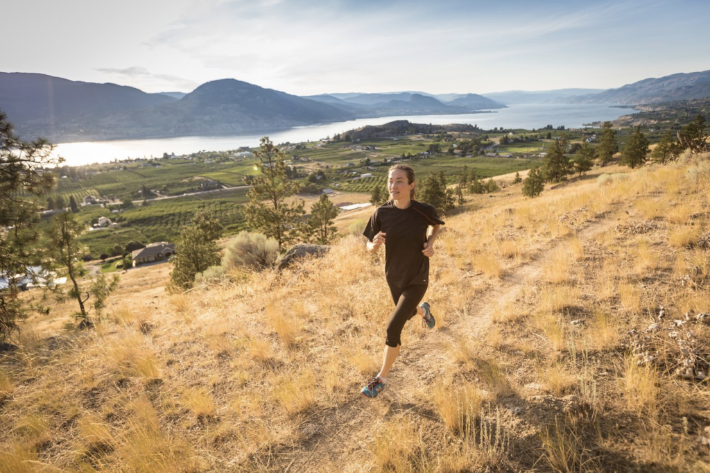 Photo by: Travel Penticton; The Kettle Valley Railway has been preserved as a popular hiking and biking trail .